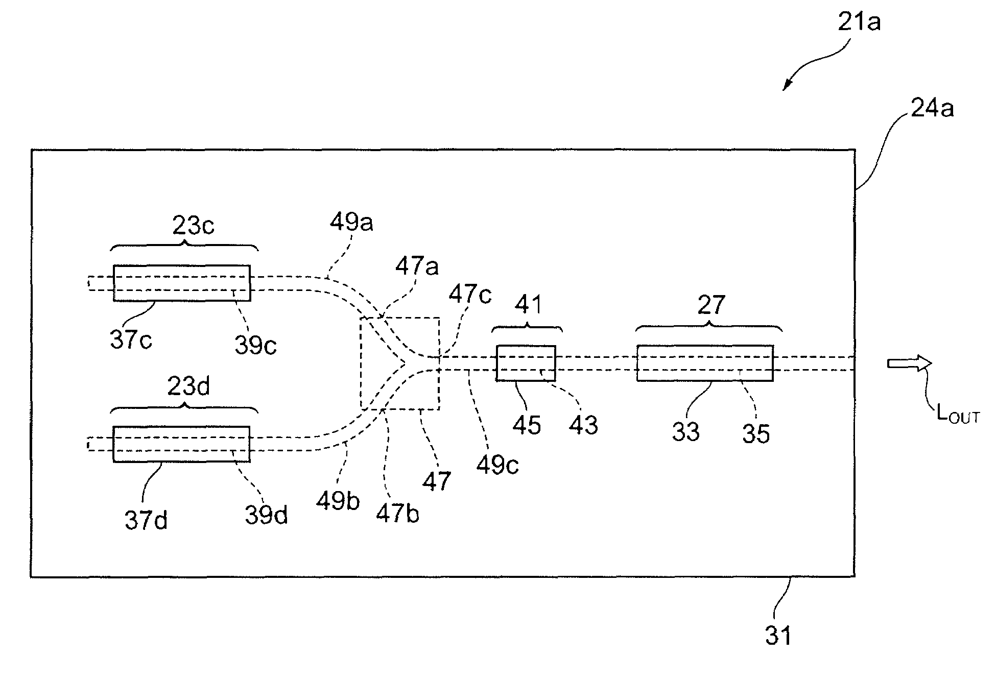 Diffraction grating device, laser diode, and wavelength tunable filter