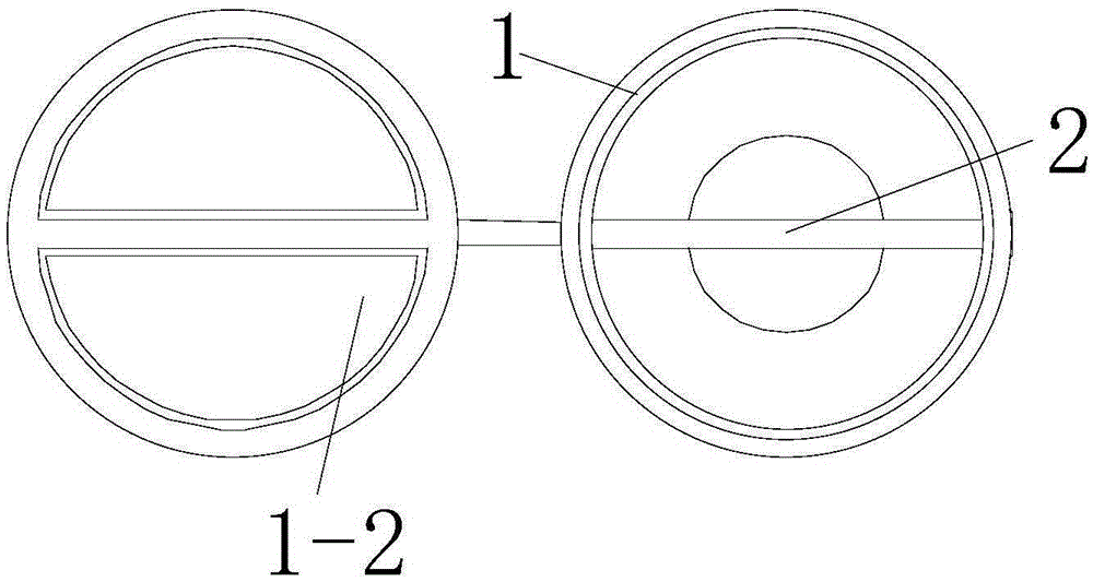 Centrifuge tube partition piece and integrated experimental control centrifuge tube manufactured with same