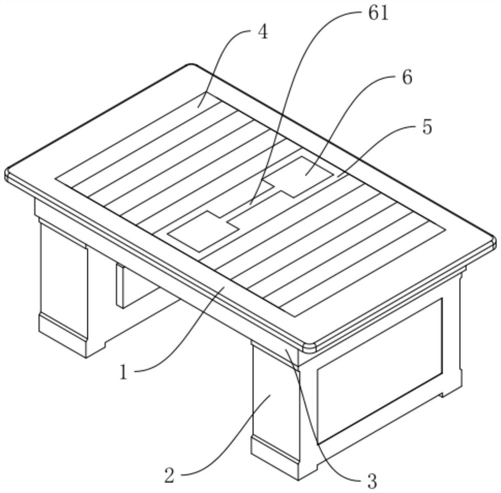 Movable intelligent table