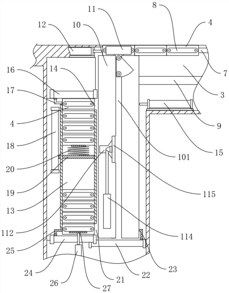 Movable intelligent table