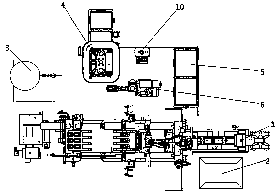 Aluminum alloy die casting shaping system