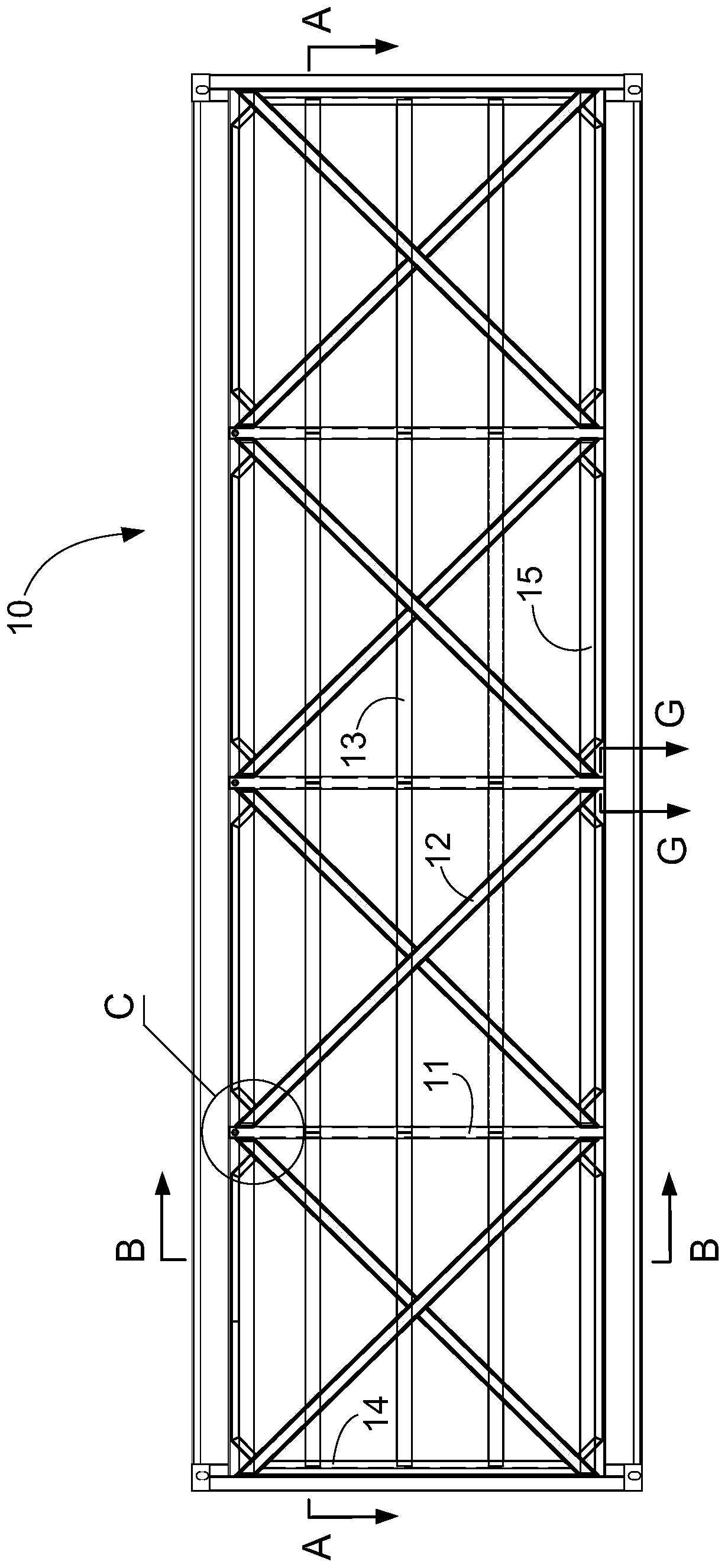 Building wall module, movable house with same and manufacturing method of module