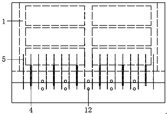 A lightweight assembled anti-collision fence assembly and an installation method thereof