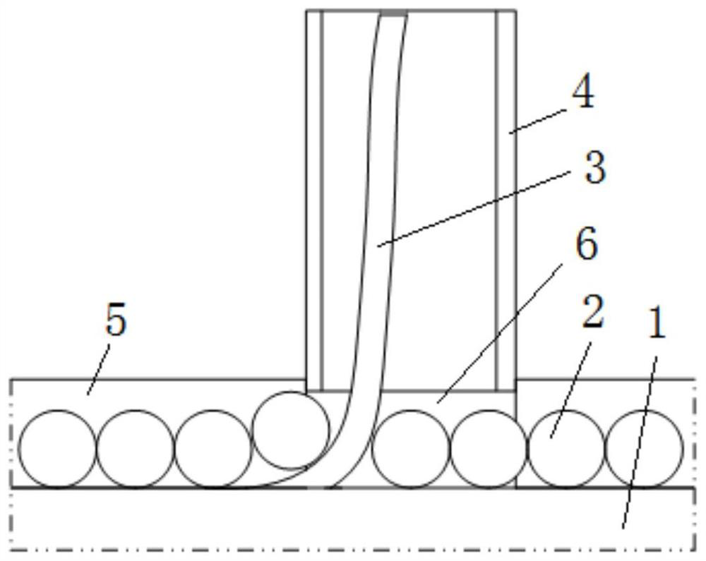 Fiber discharge electrode and preparation method thereof