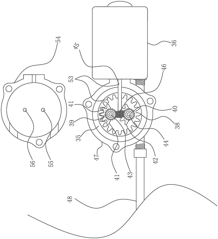 Flexible shaft wiper drive mechanism