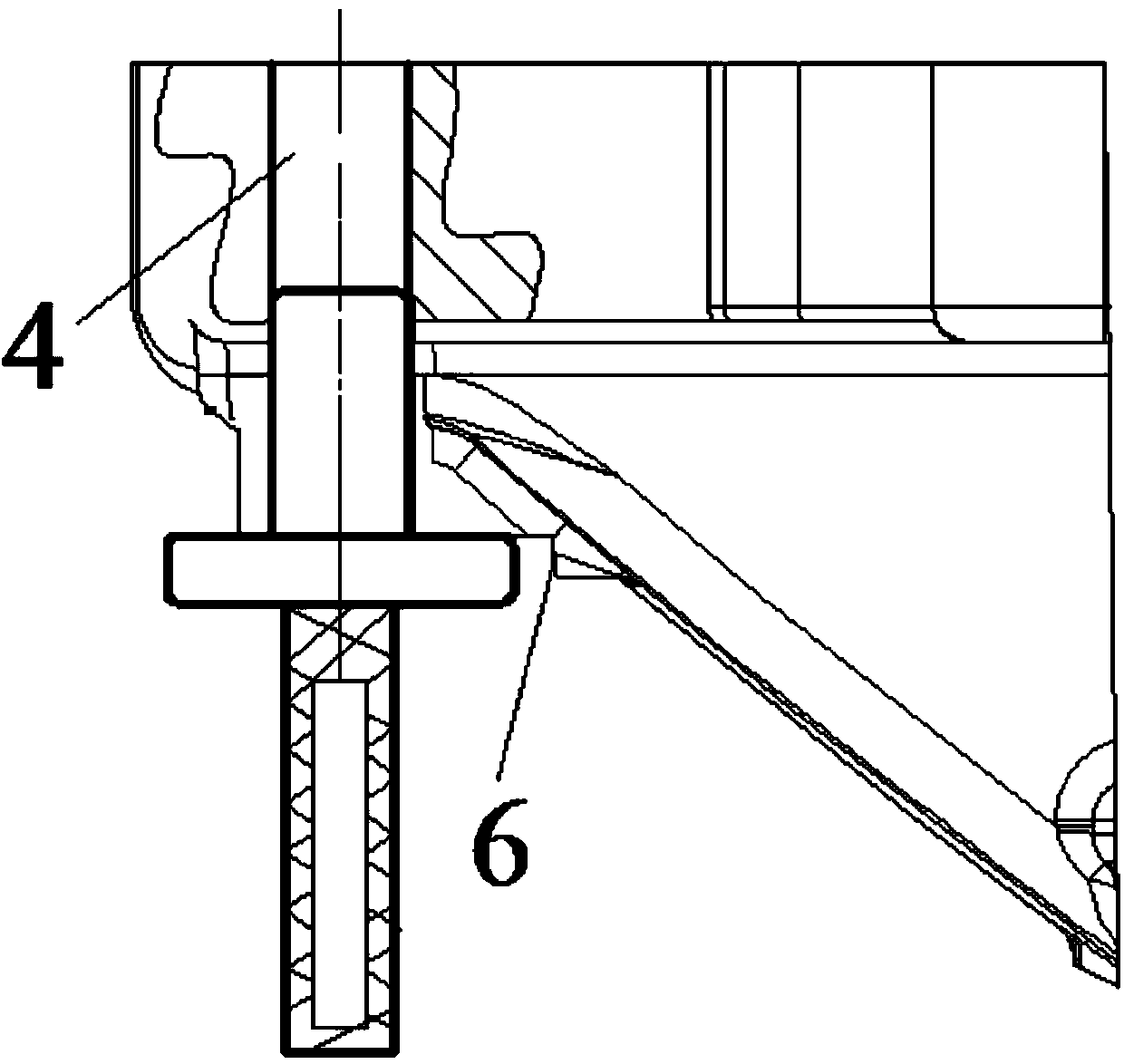 Tool for detecting location degree of arc surface