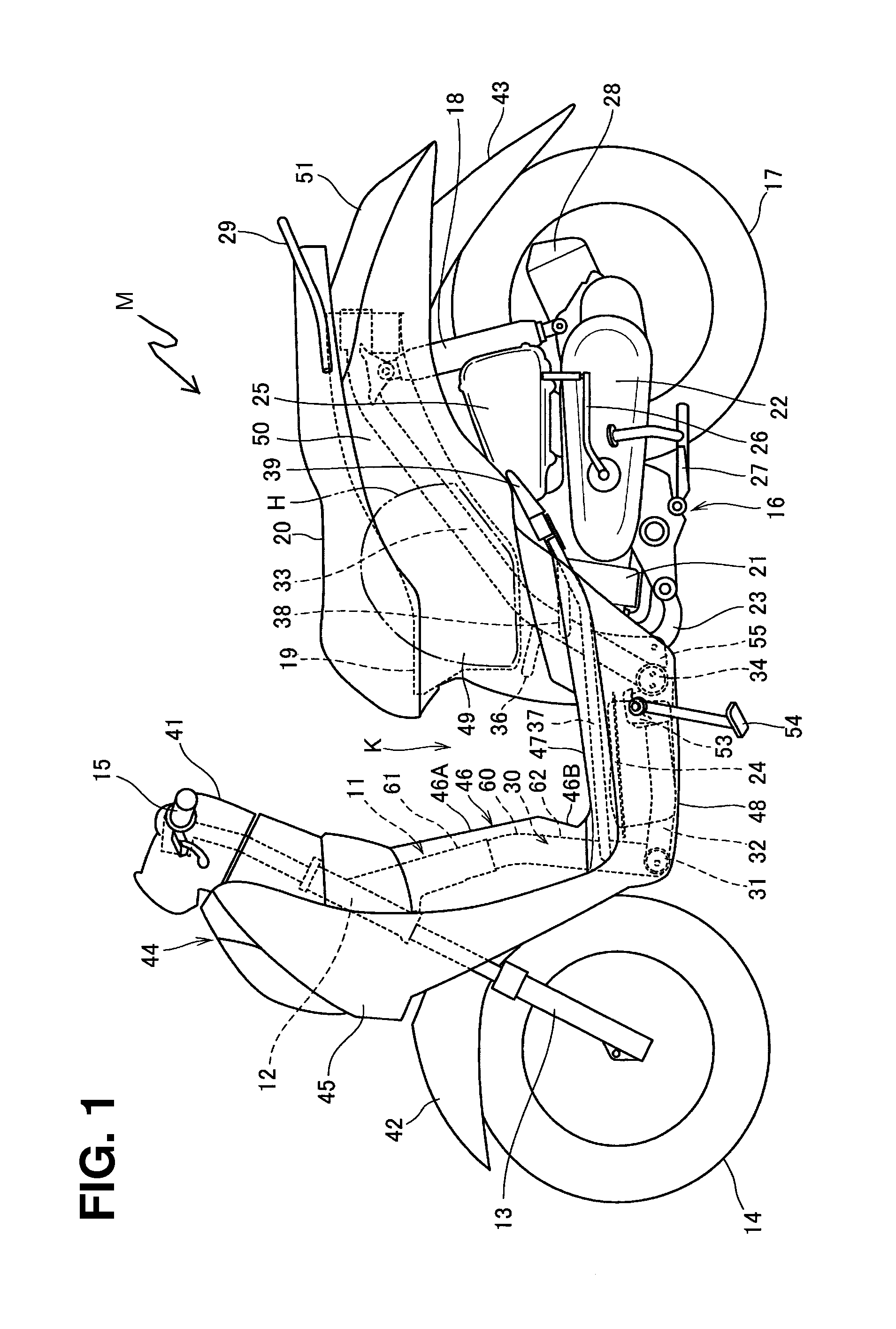 Fuel tank support structure for a saddle-type vehicle, and body frame incorporating the fuel tank support structure