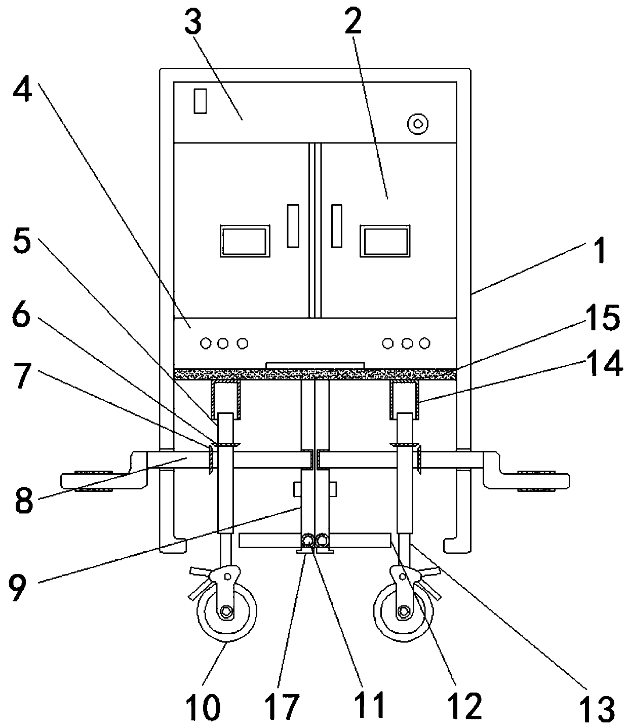 Switch cabinet for electrical engineering