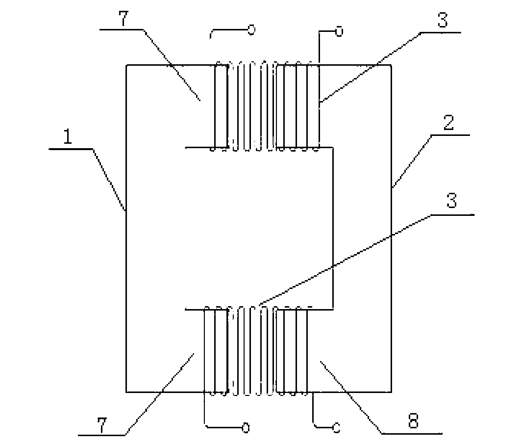 High-voltage adjustable reactor