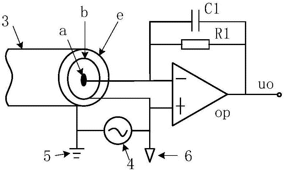 High-speed current vortex sensor