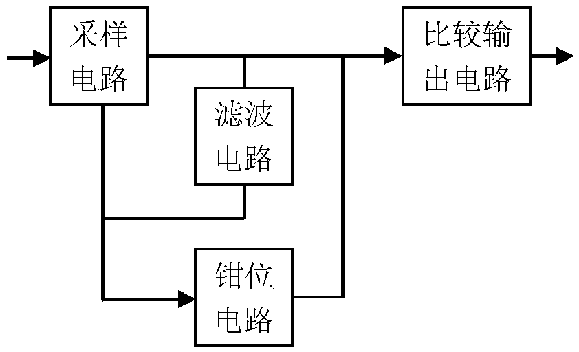 Detection circuit and contactor power saver comprising same