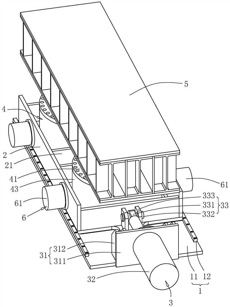 Reciprocating pulling type super-tonnage steel box girder continuous traction device and using method thereof