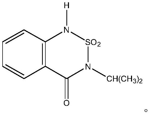 A kind of herbicidal composition containing thiopyr and its application