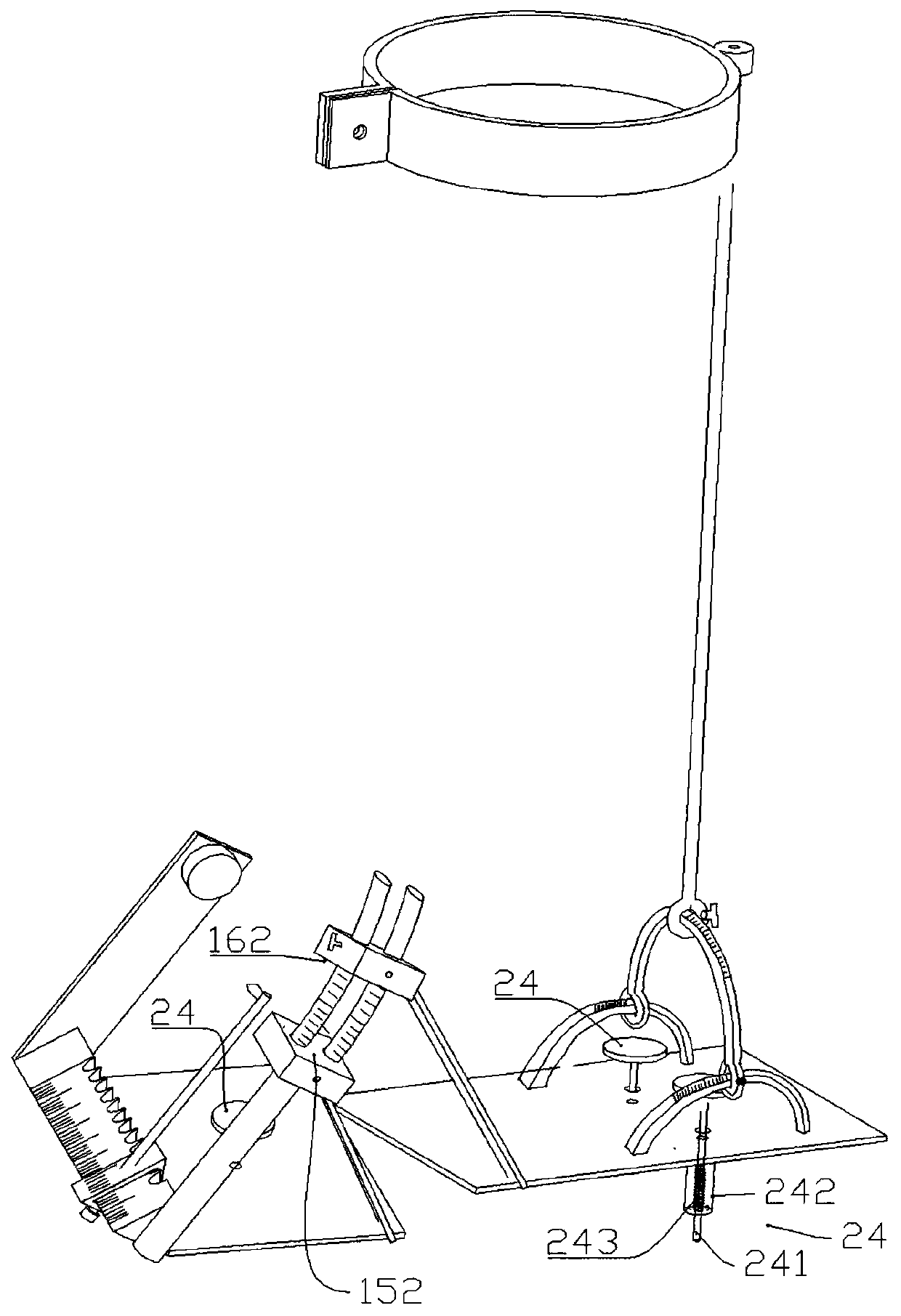 A kind of clubfoot osteotomy orthopedic guide