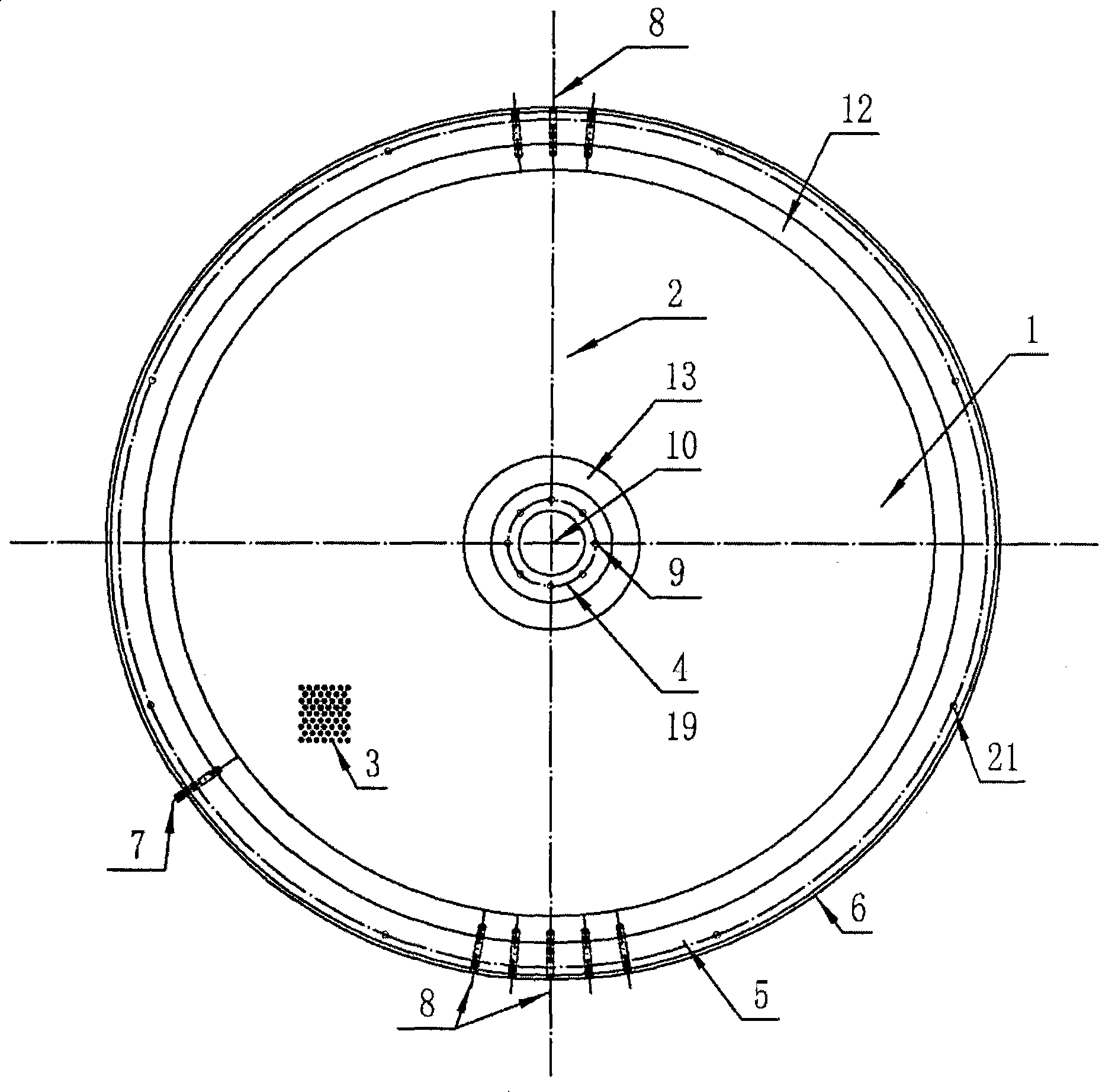 High-pressure diaphragm filter plate