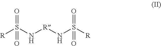 Sulfonamide based polymers for copper electroplating