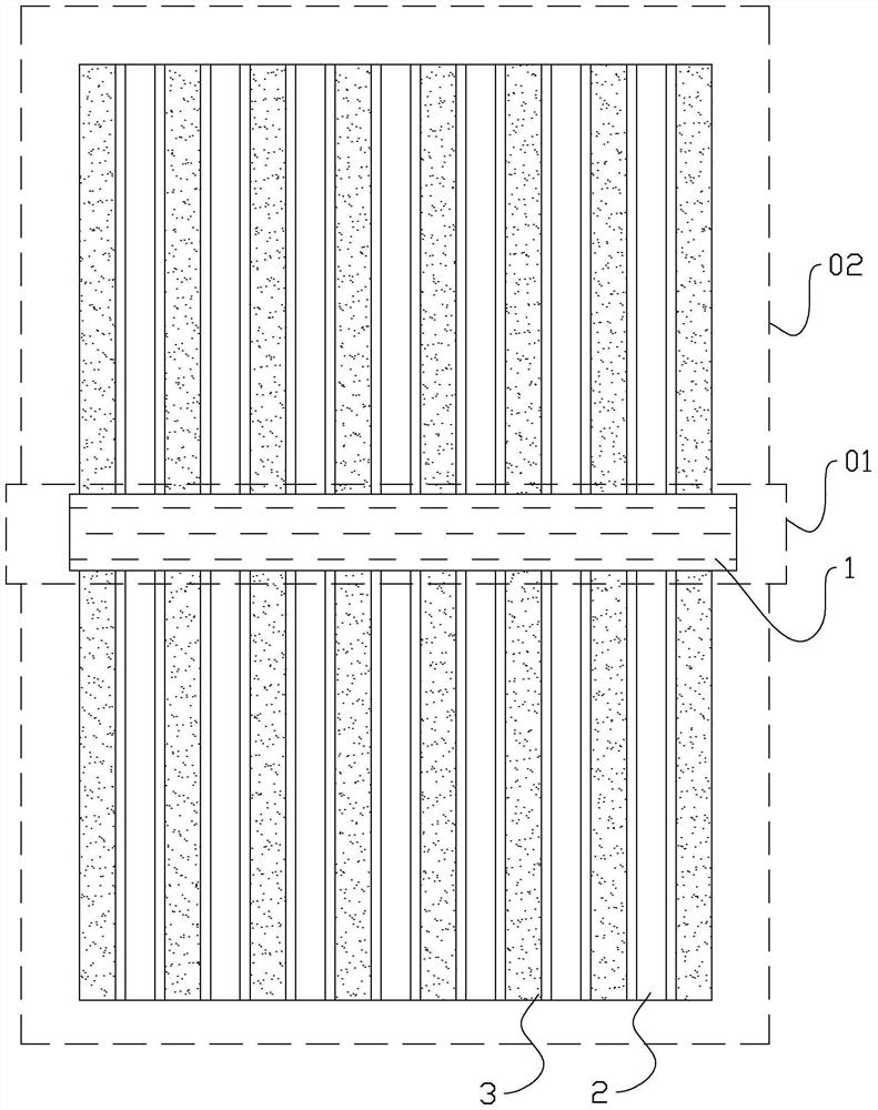 A farmland water conservancy channel structure and its construction method