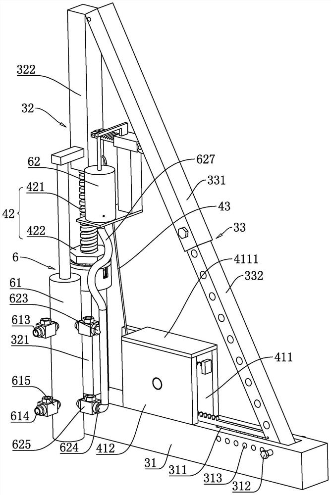 A self-stabilizing prefabricated formwork support system and its construction method