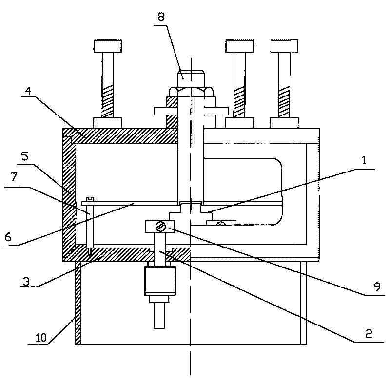 Electron gun assembly die and assembling method thereof
