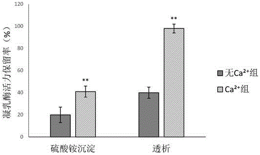 Highly-concentrated chymosin and preparation method thereof