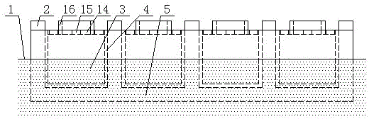 Waste storage apparatus of livestock and poultry farm