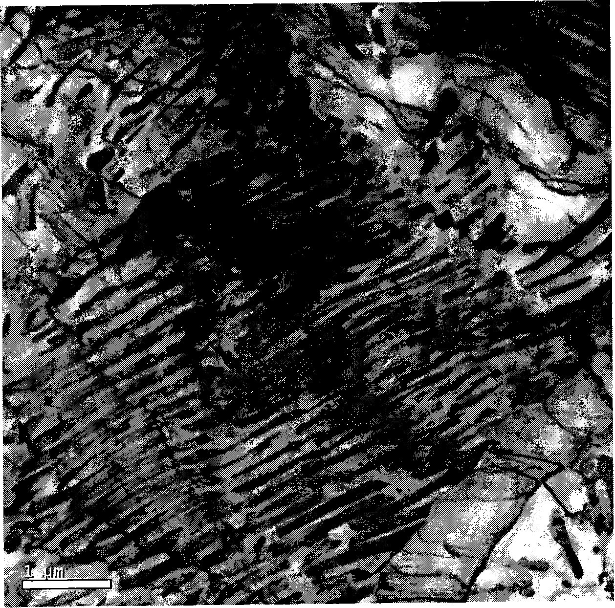 Method for producing medium-high-carbon high-strength steel based on sheet bar technology