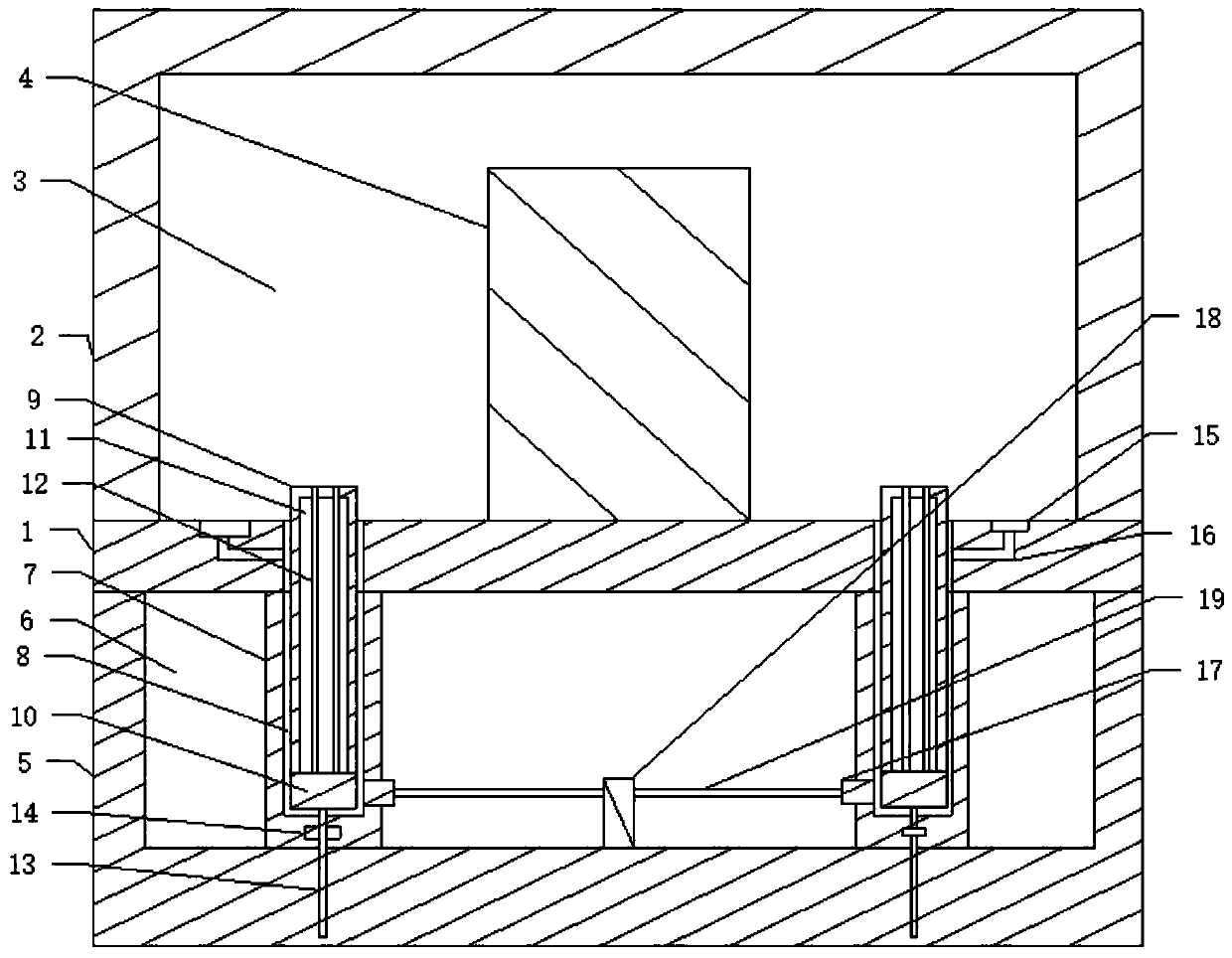 An automatic cooling sealed power cabinet