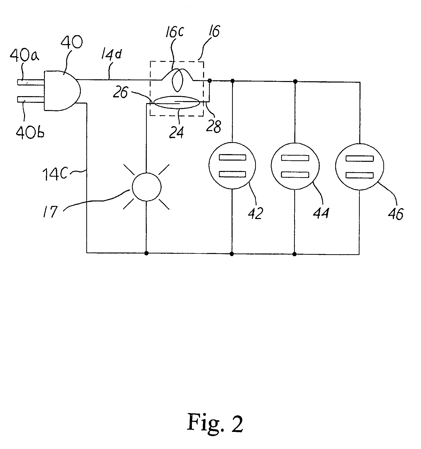 Over-current actuated reed relay and electrical outlet incorporating the same for providing over-current alarm