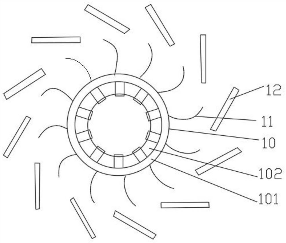 Vertical shaft wind driven generator and distributed energy storage station device