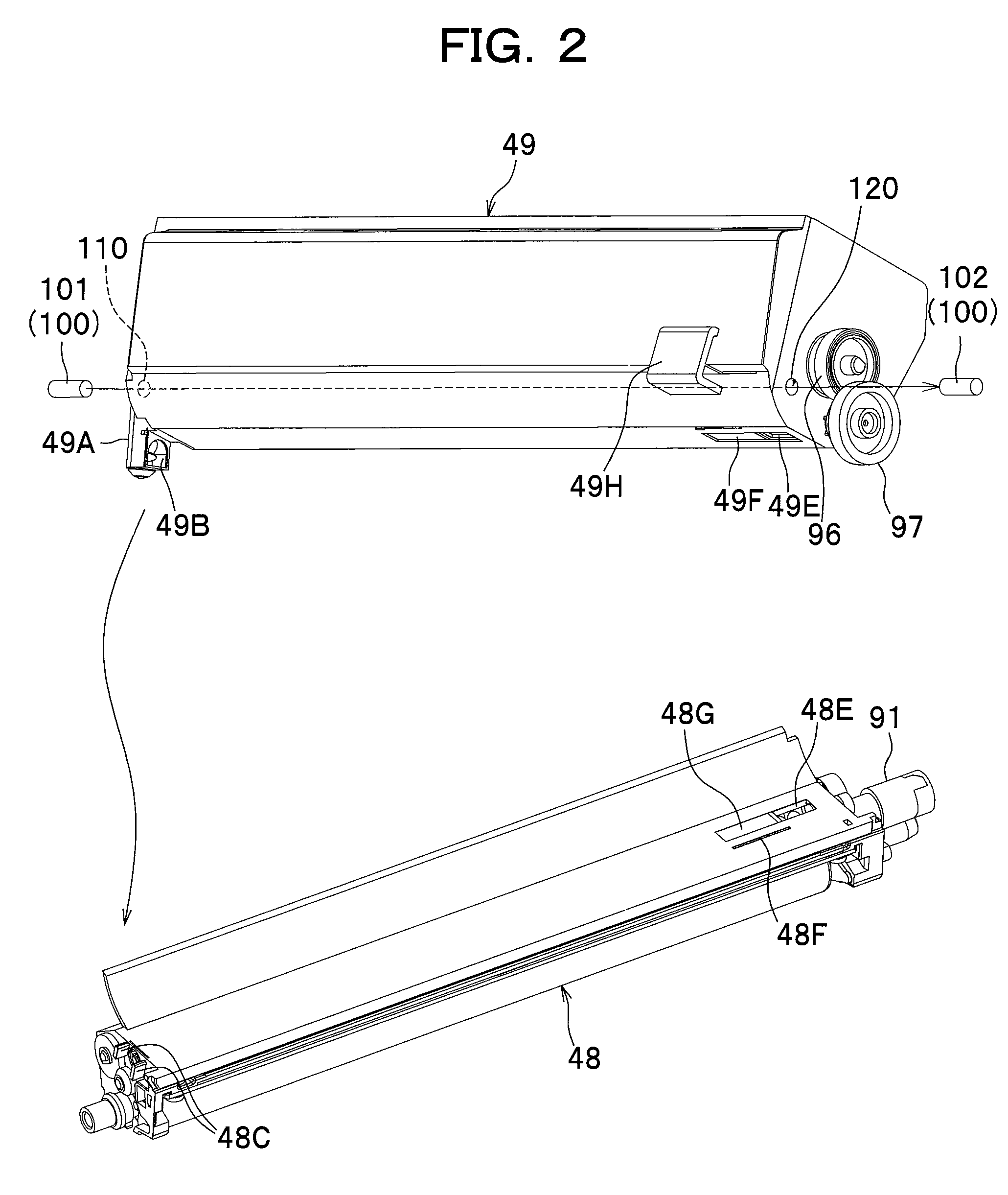 Image forming apparatus with a developer circulation mechanism