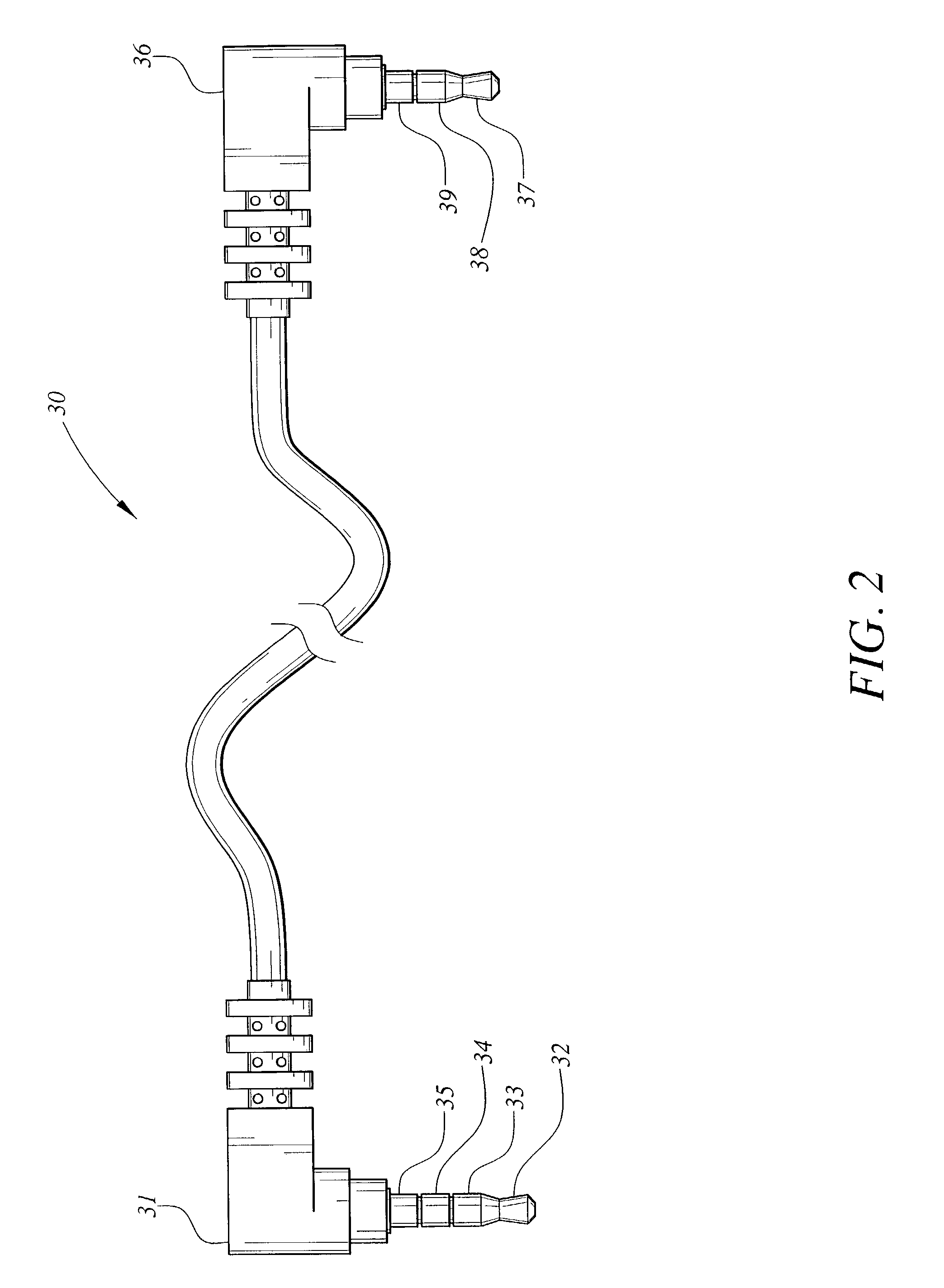 Motorcycle helmet communication cable