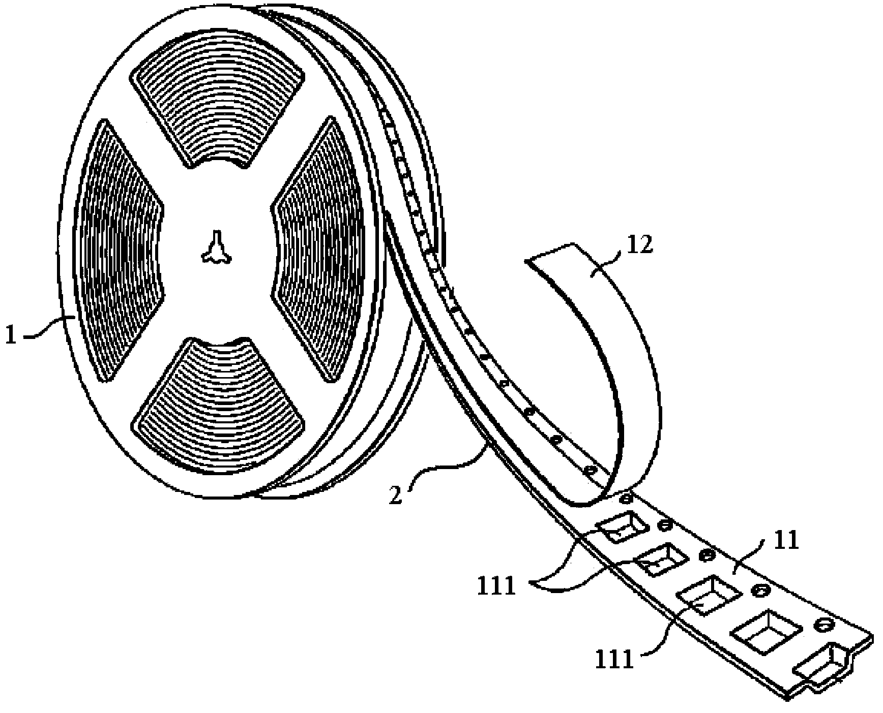 Surface-mounted electronic device package structure and manufacturing and application methods thereof