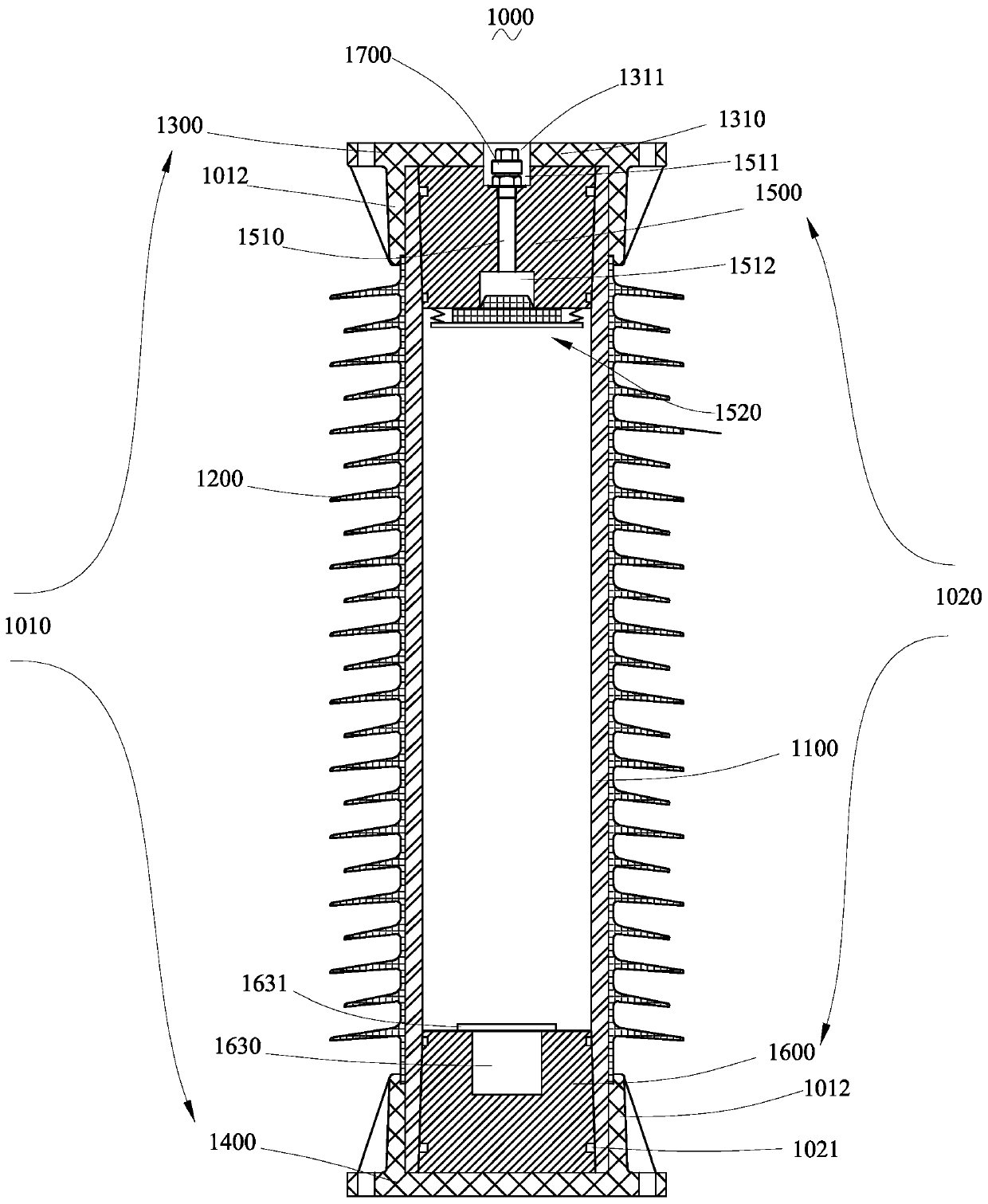 Hollow post insulator