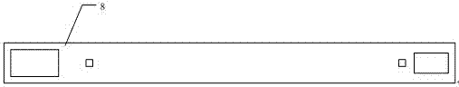 Long base stress sensor for hull structure and method of use