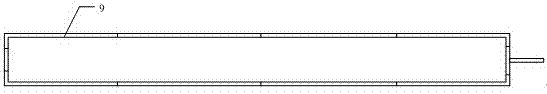 Long base stress sensor for hull structure and method of use