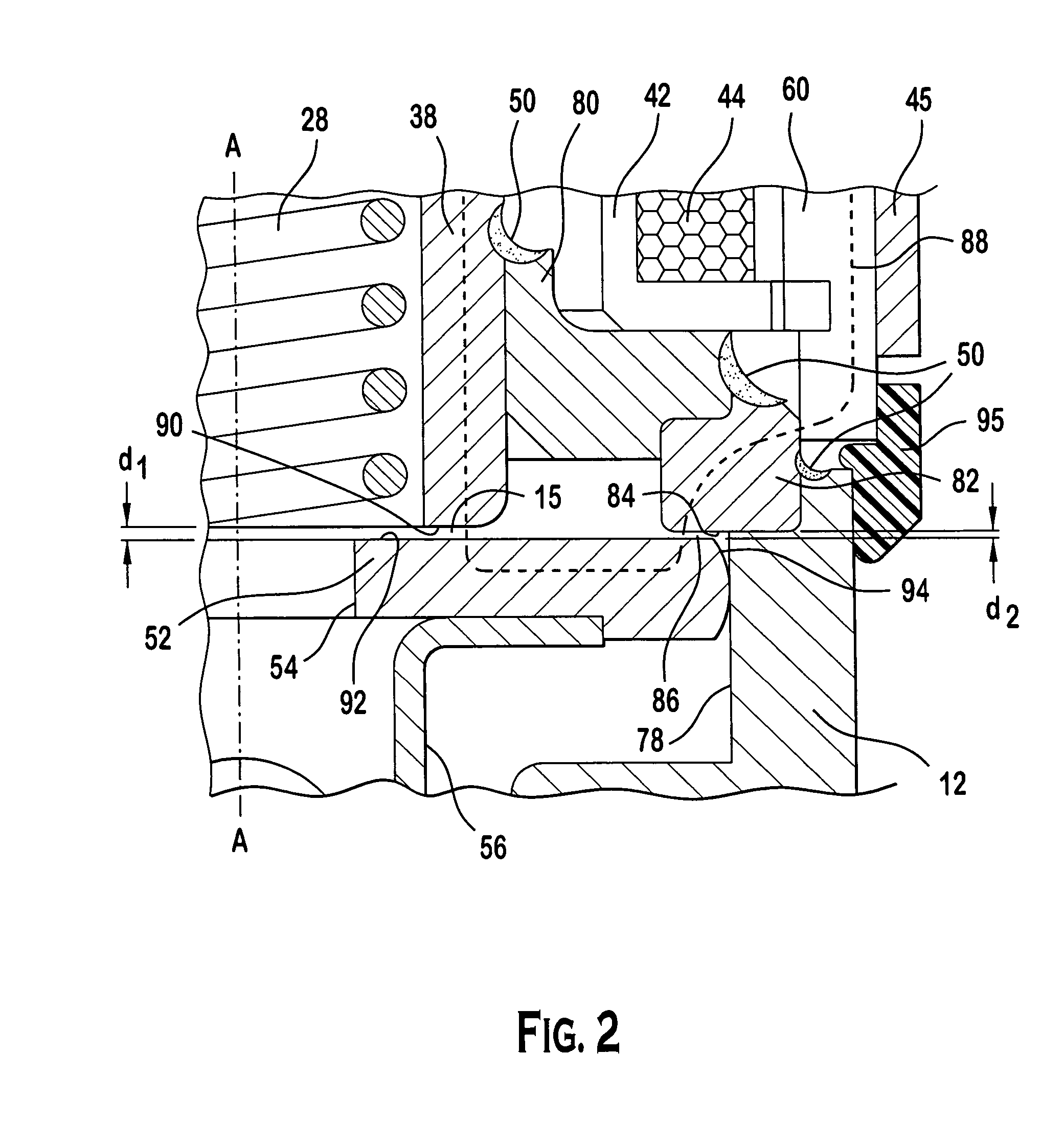 Modular fuel injector with di-pole magnetic circuit