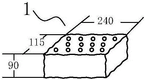Construction method for in-situ processing and polishing bricks and constructing plain brick wall