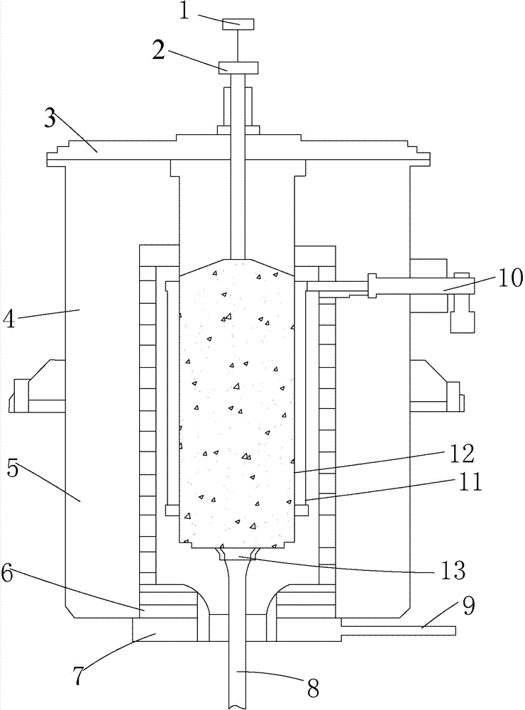 Continuous melting furnace for producing quartz glass bar and manufacture technology