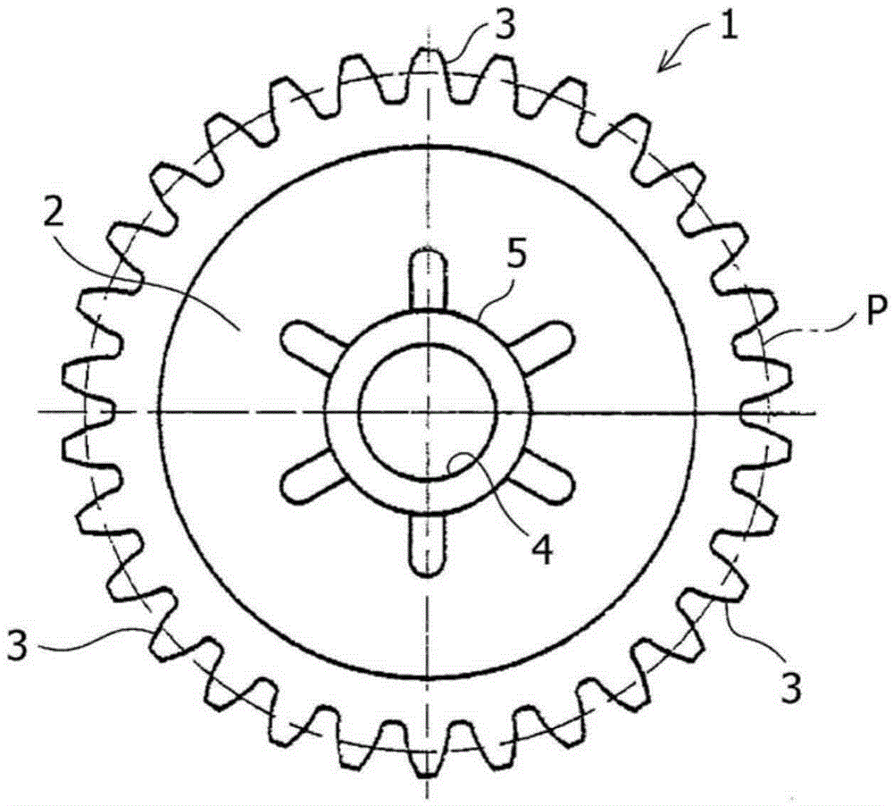Gear and method for producing same