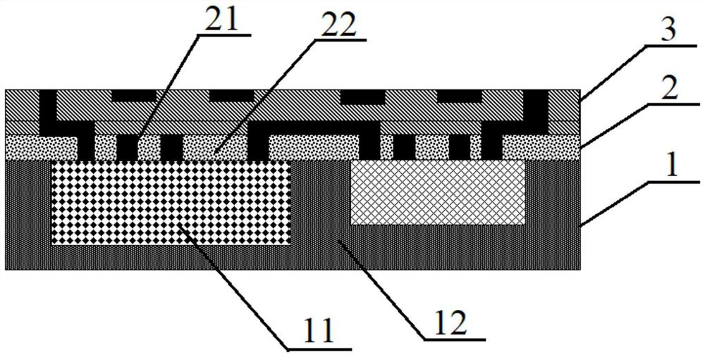 A fan-out chip packaging structure and packaging method