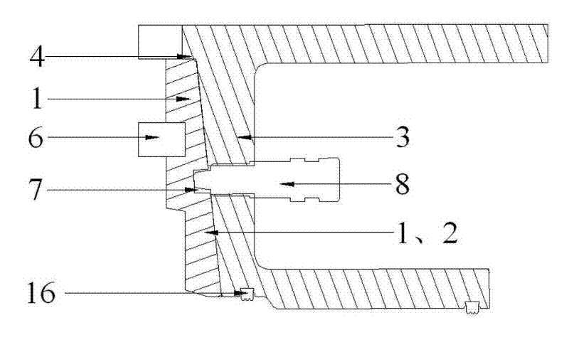 Method for forming spigot end of large-diameter socket and spigot type reinforcement concrete pipe