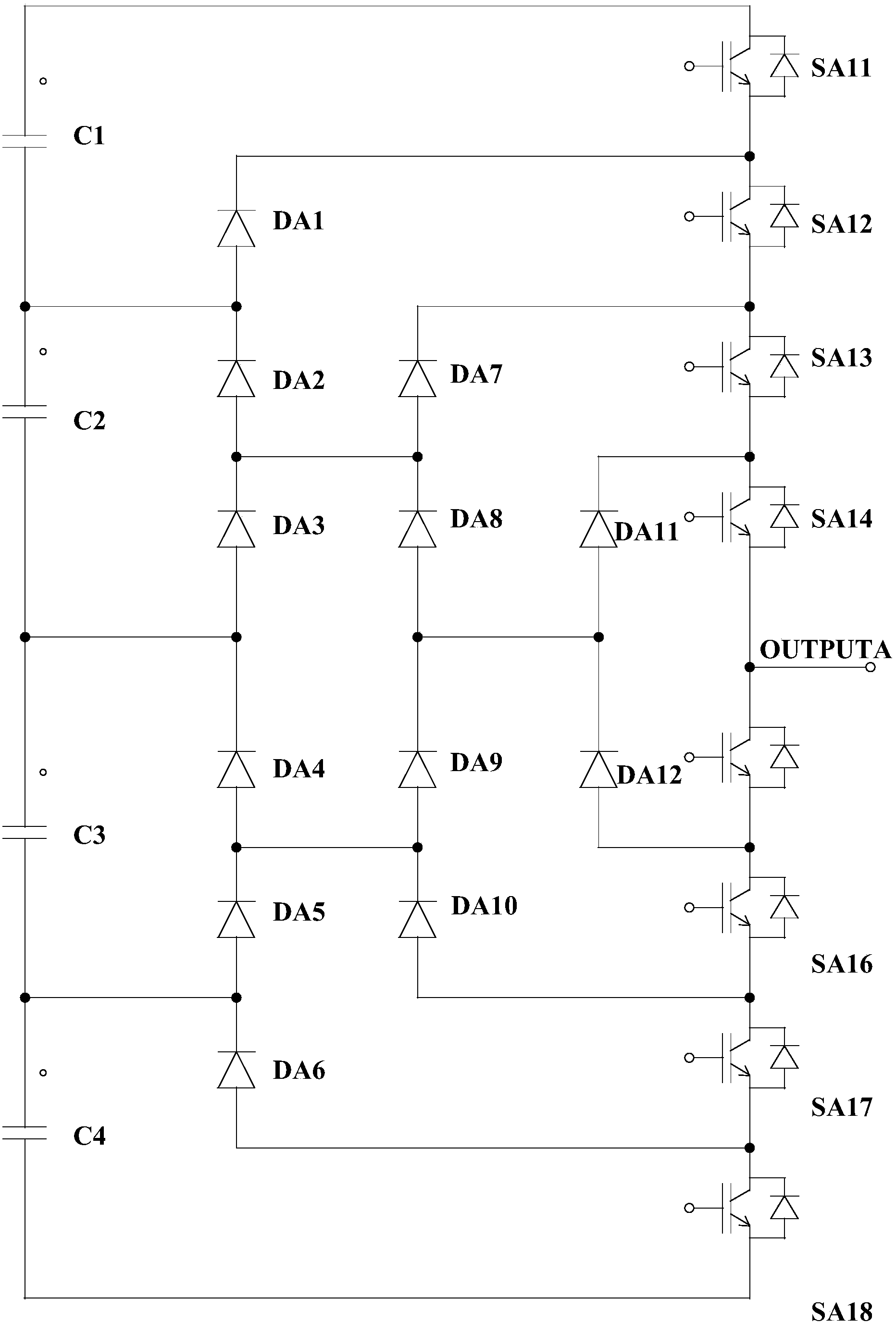 Multi-level inverter and modulation method thereof