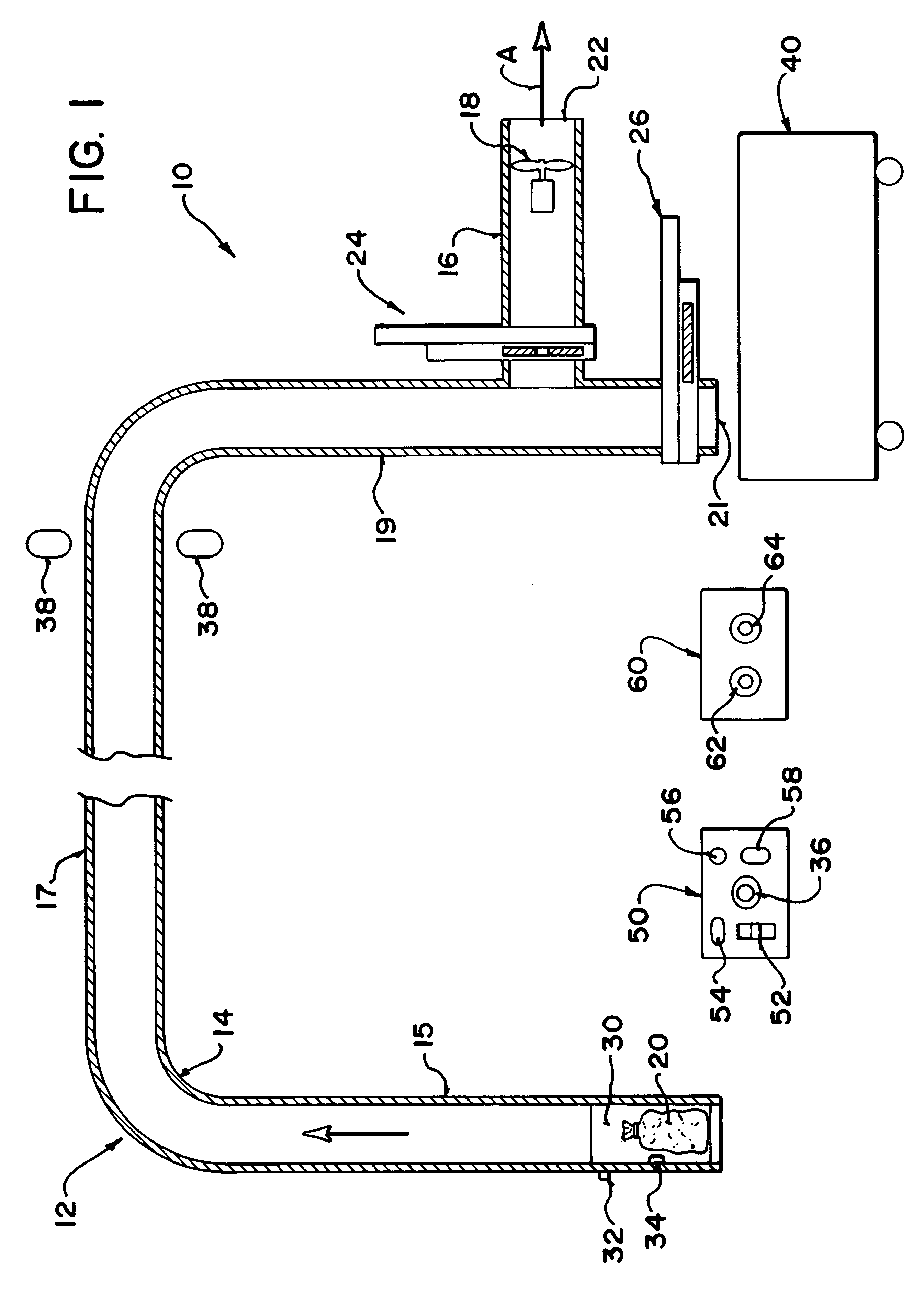 Pneumatic apparatus and method for transporting irregularly-shaped objects