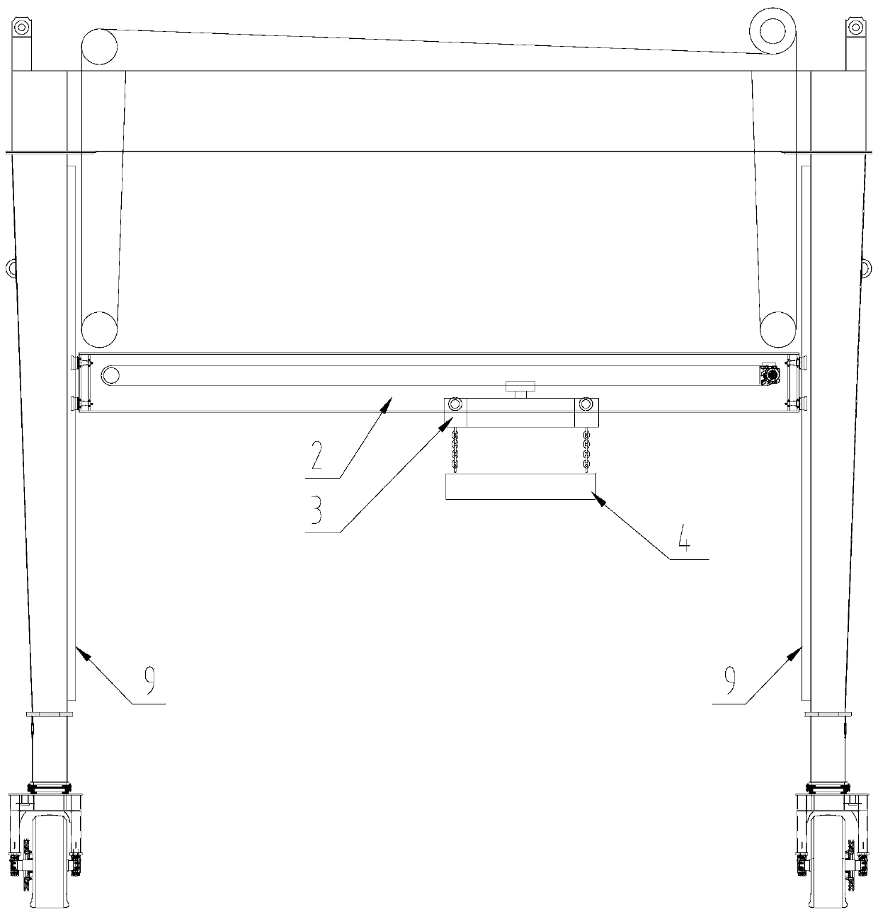 Cranes with Rigid Guided Lift