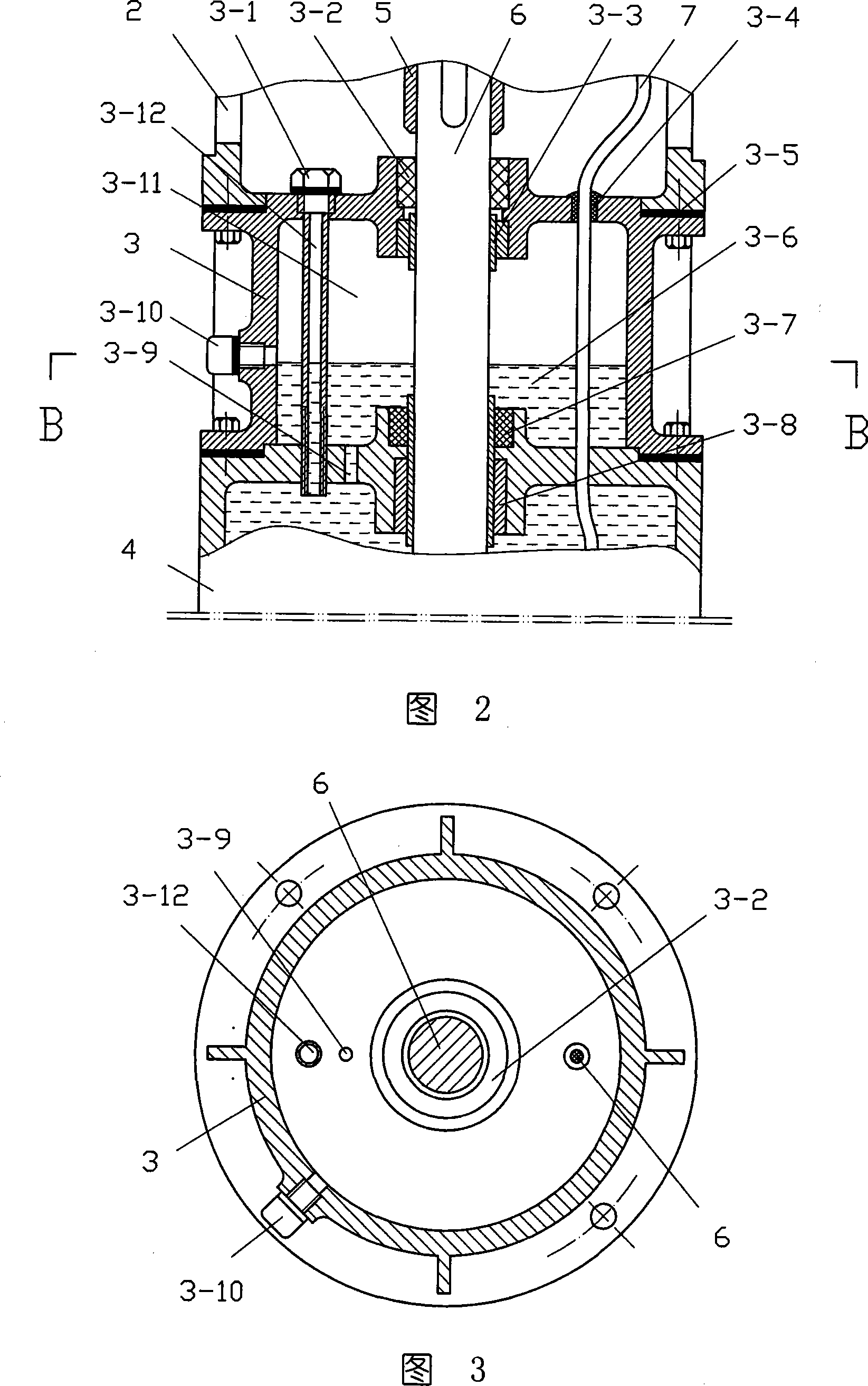 Pressure automatic adjusting device for dive motor