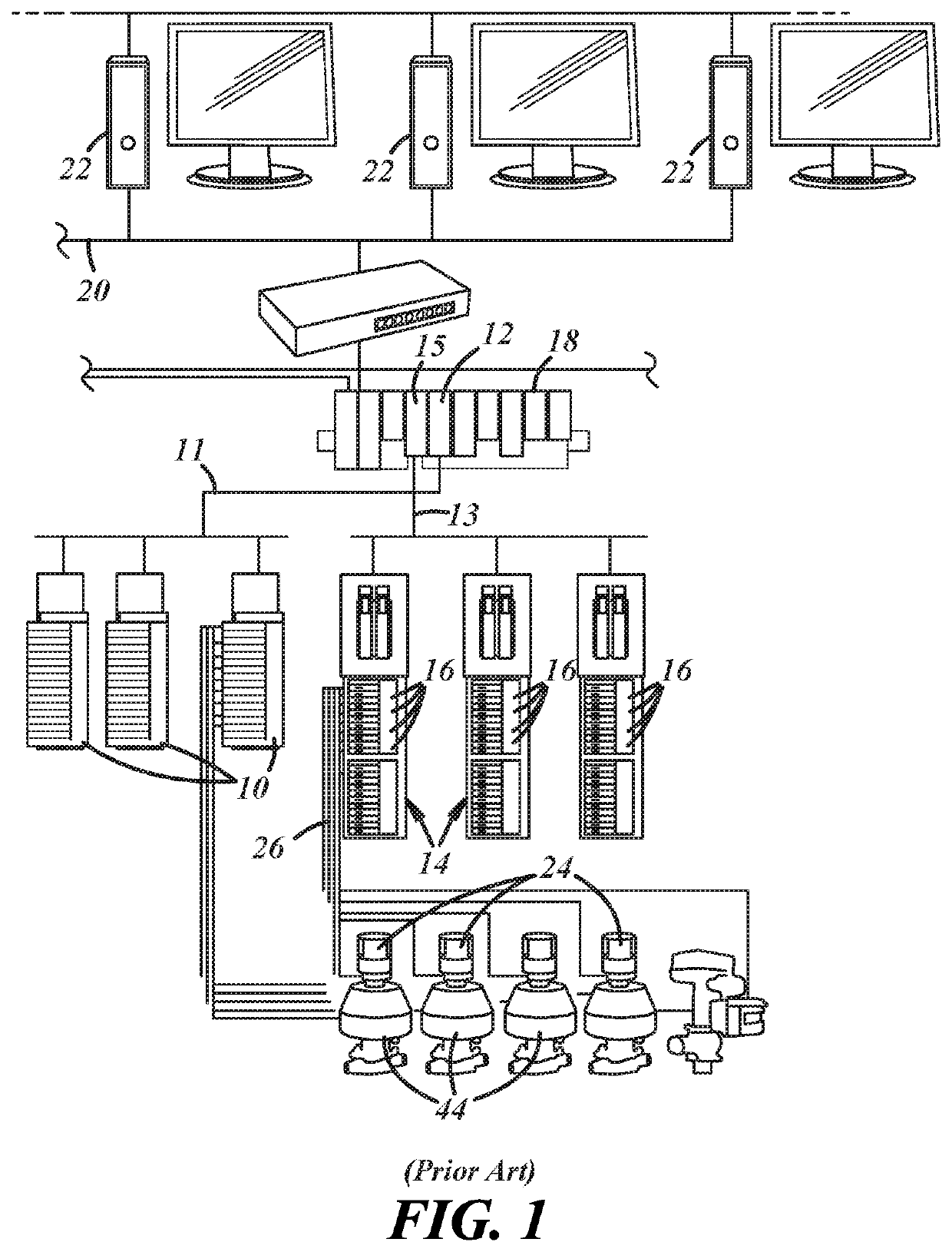 Valve manifold serially mounted to a distributed control system assembly