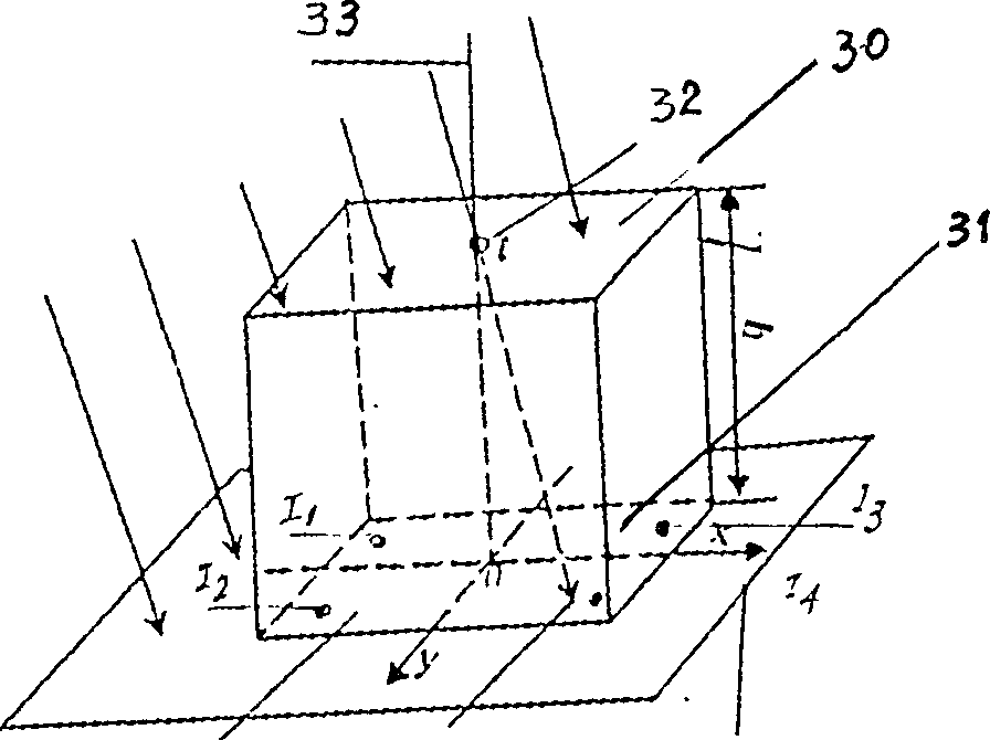 Water gaining apparatus of refrigerating and condensing air with semiconductor powered by solar energy