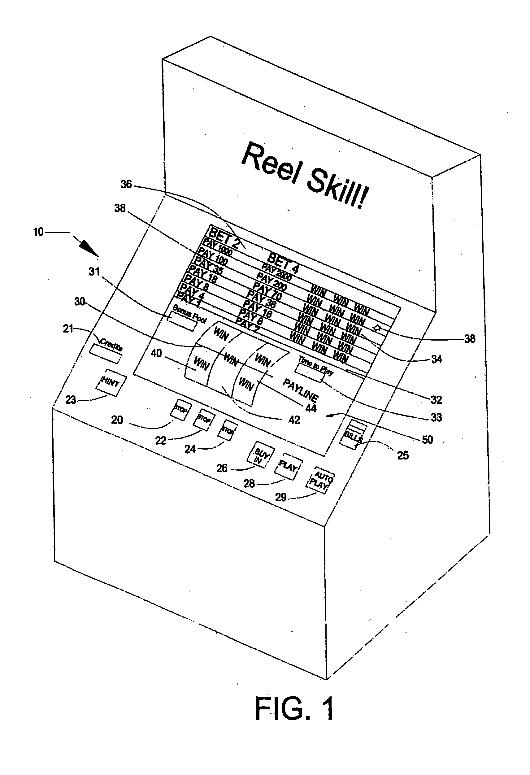 Method and apparatus for skill game play and awards