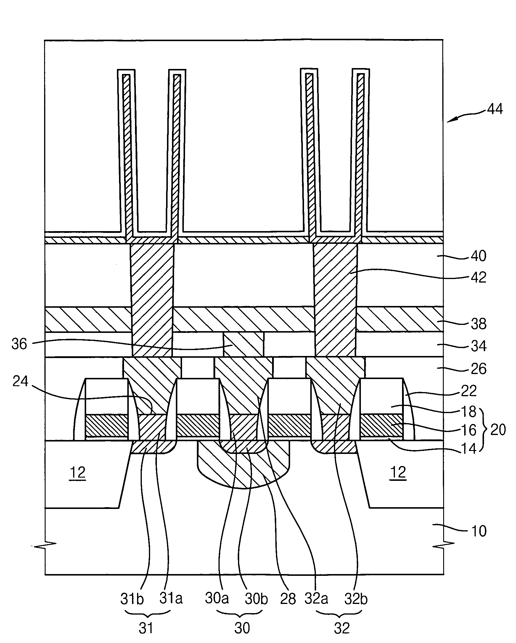 Method of manufacturing a semiconductor memory device including a transistor