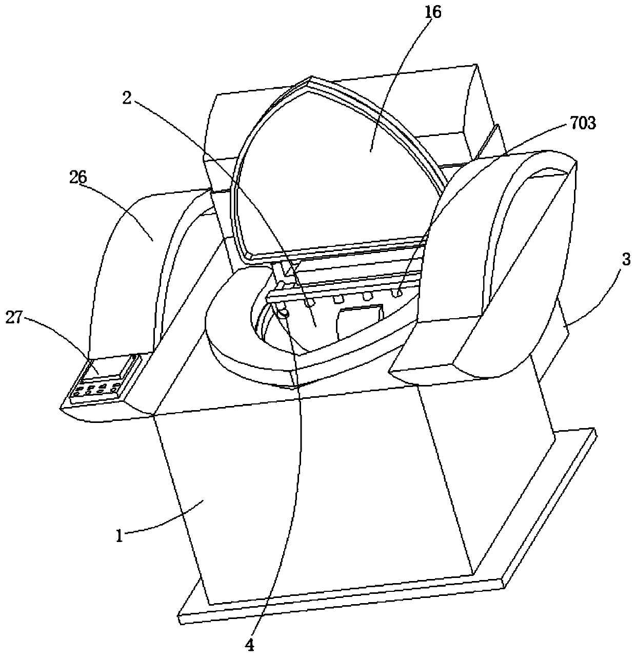 Sitz bath device for gynecology department